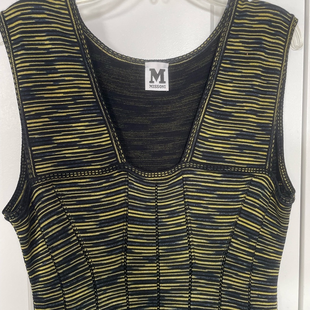 M by Missoni striped midi Dress
